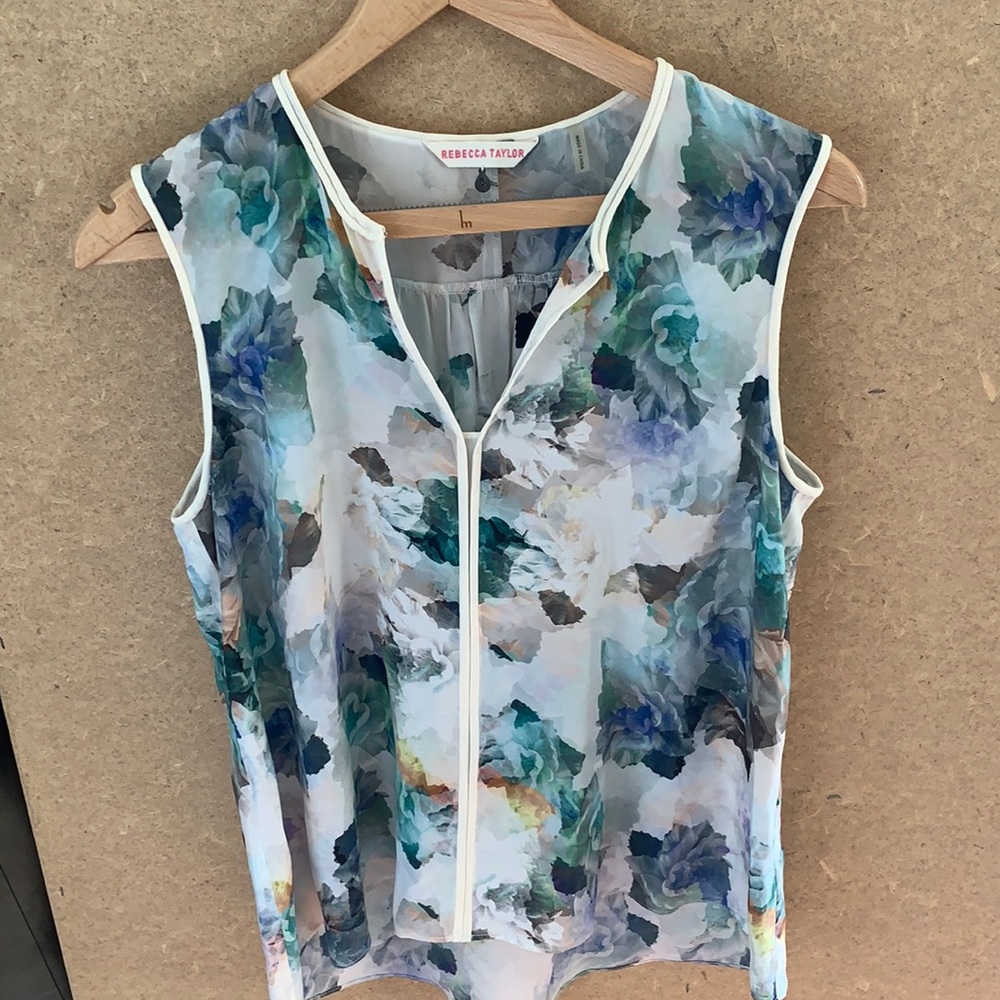 Rebecca Taylor rainbow blouse size 6